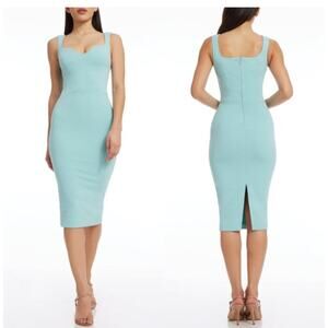 Dress the Population Tranquil Blue Sloane Dress Size XXL